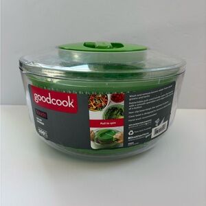 GoodCook Touch Salad Spinner Pull To Spin New